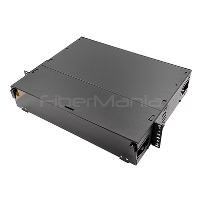 2U Fiber Patch Panel 19 Inch 6 LGX Fiber Patch Panel Rack Mount