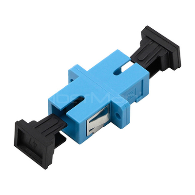 Simplex Plastic Fiber Optic Adapters SC To SC Fiber Coupler Blue