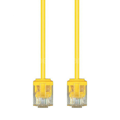 32AWG CAT.6 UTP Ultra Slim Ethernet Network Patch Cable With Extra Small Molded Plugs
