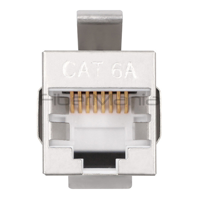 High Performance STP Cat6a Inline Coupler RJ45-RJ45 Cabling Modular Jacks