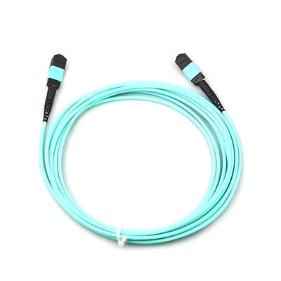 MPO-MPO Fiber Patch Cord with 40/100G Ethernet Distance 150m at 850nm and 400m at 850nm MPO Cable Assembly