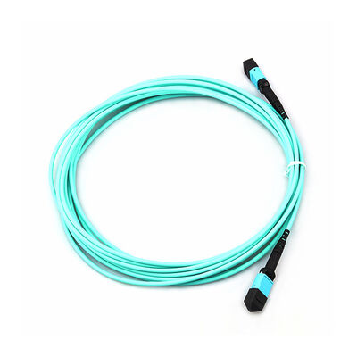 OM4 MPO Trunk Patch Cord High Density Fiber Trunk Assembly for Data Center