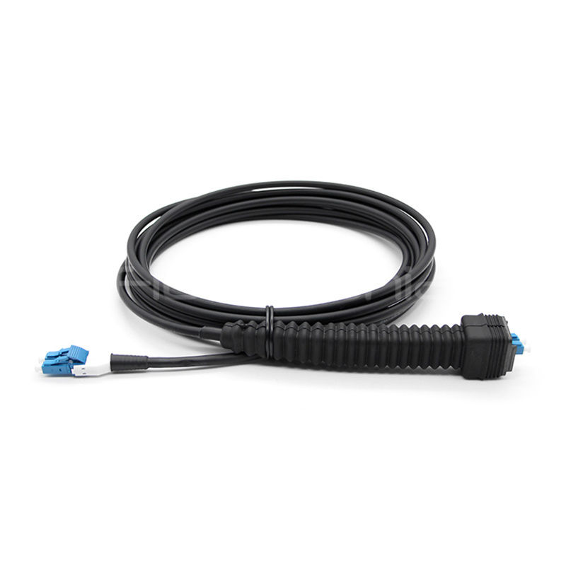 Outdoor NSN to LC/UPC Uniboot OS2 Duplex LSZH Fiber Patch Cable
